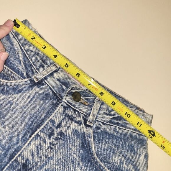 Prezzia Vintage 80s Acid Wash Zipper Jeans 3 24 - Picture 11 of 12